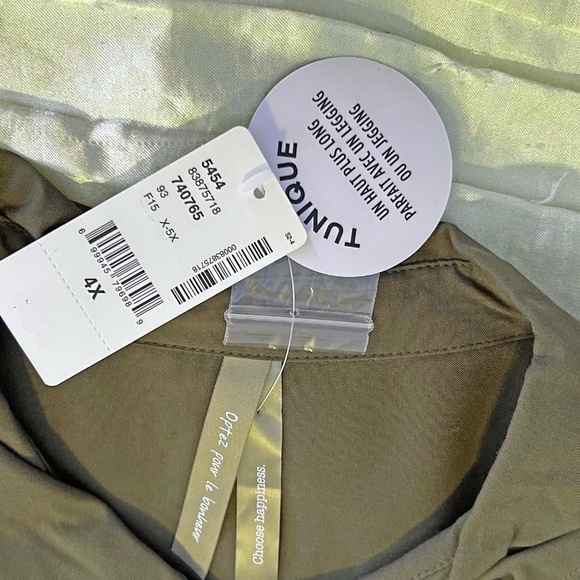 NEW PHOTOS! TUNIC, BUTTON UP, DARK OLIVE, SIZE 4X, LONG SLEEVES, 4 POCKETS, RAYO - Picture 8 of 16